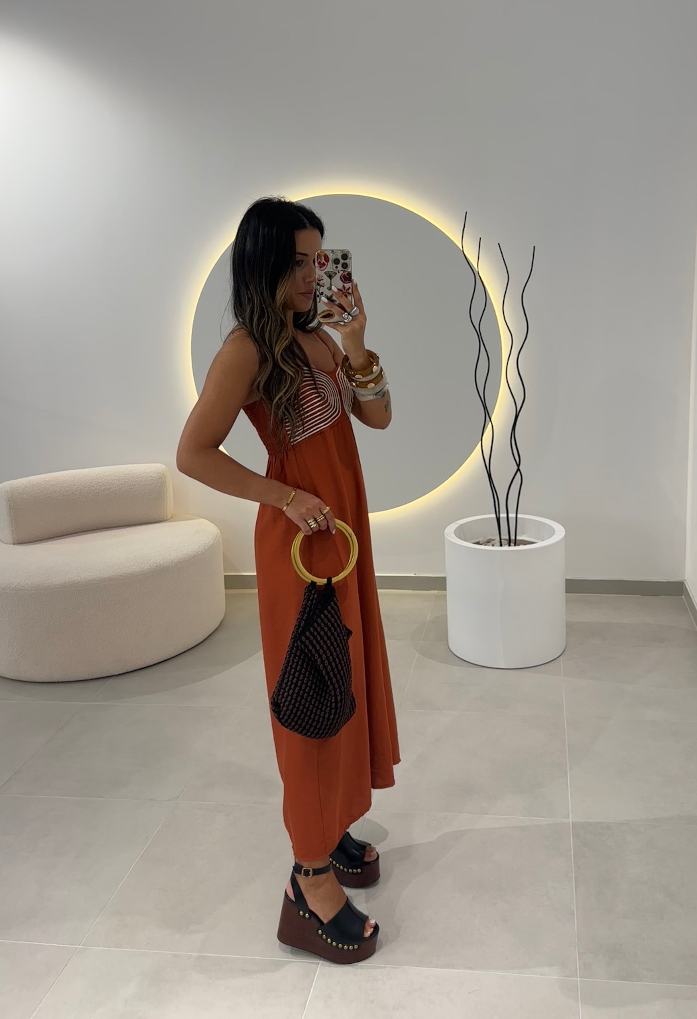 Terracotta Dress