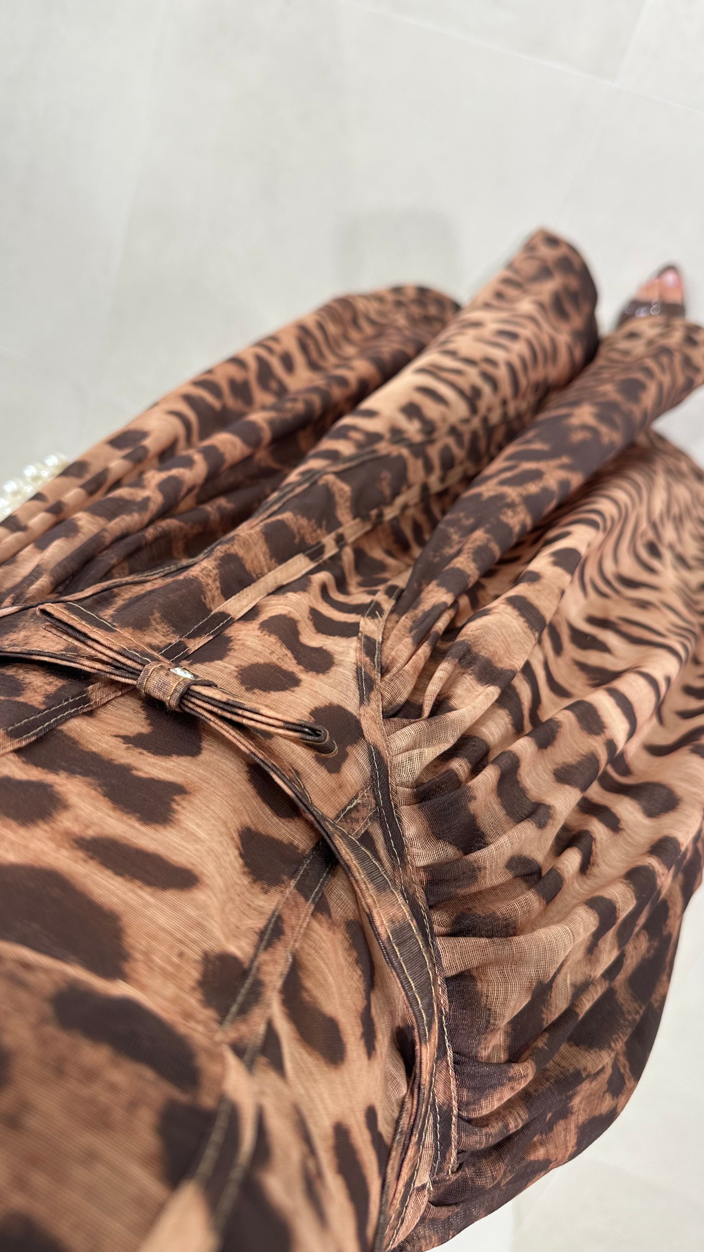 Vestido Leopardo Corset