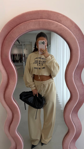 Cream Hoodie Lumina