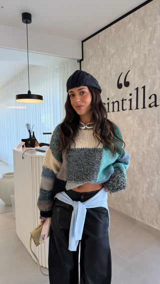Multicolor Oversize Knit