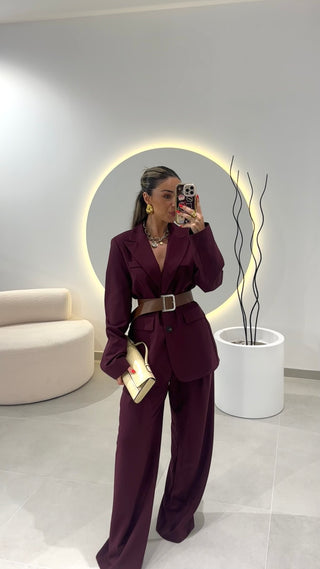 Blazer Bordeaux LUMINA