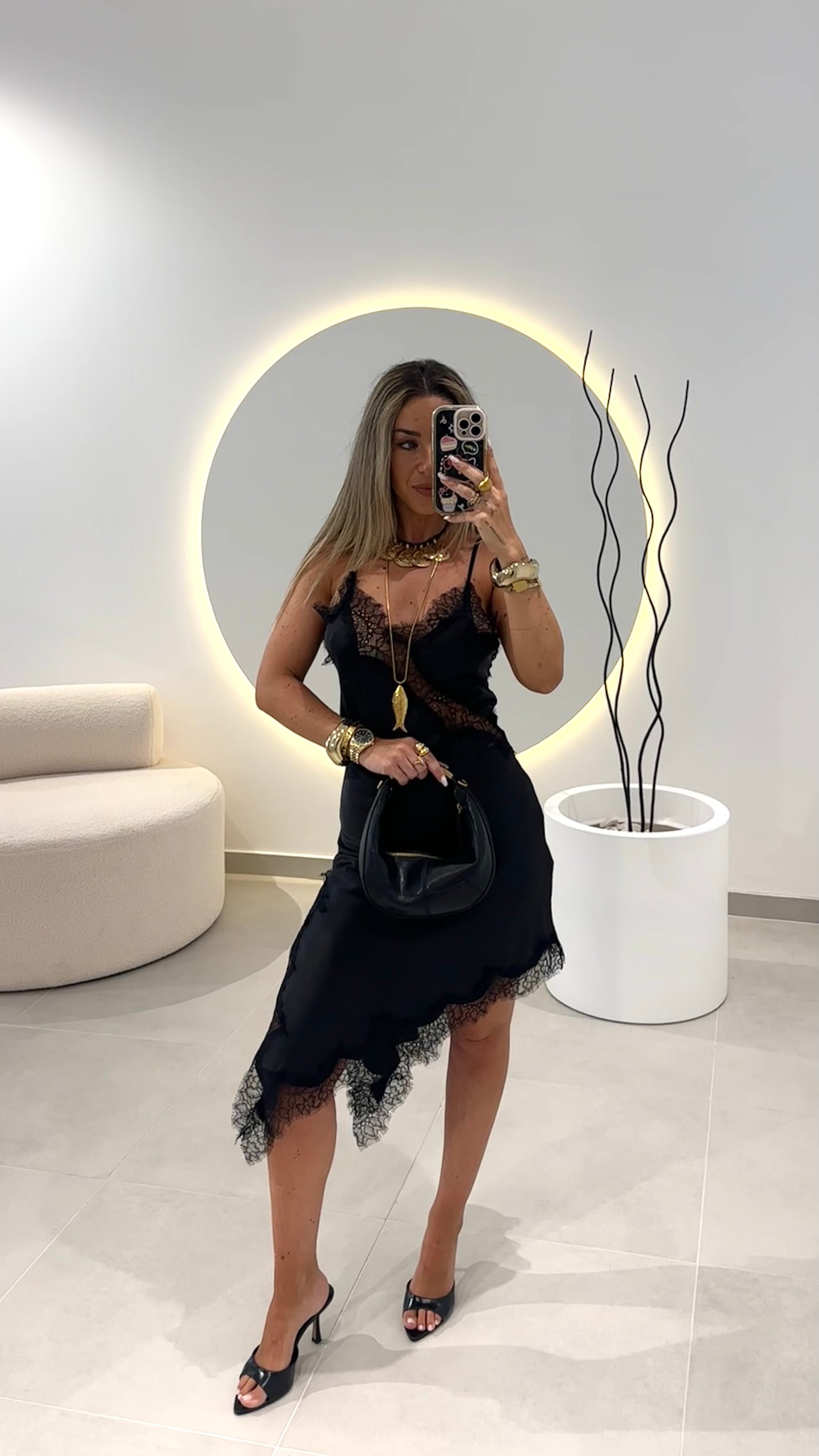 Black Lace Dress