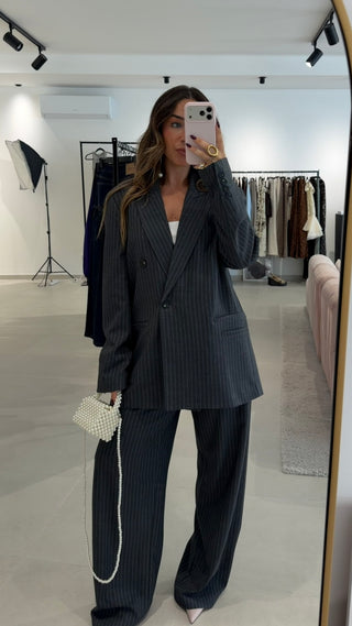 Anthracite Grey Blazer Lumina
