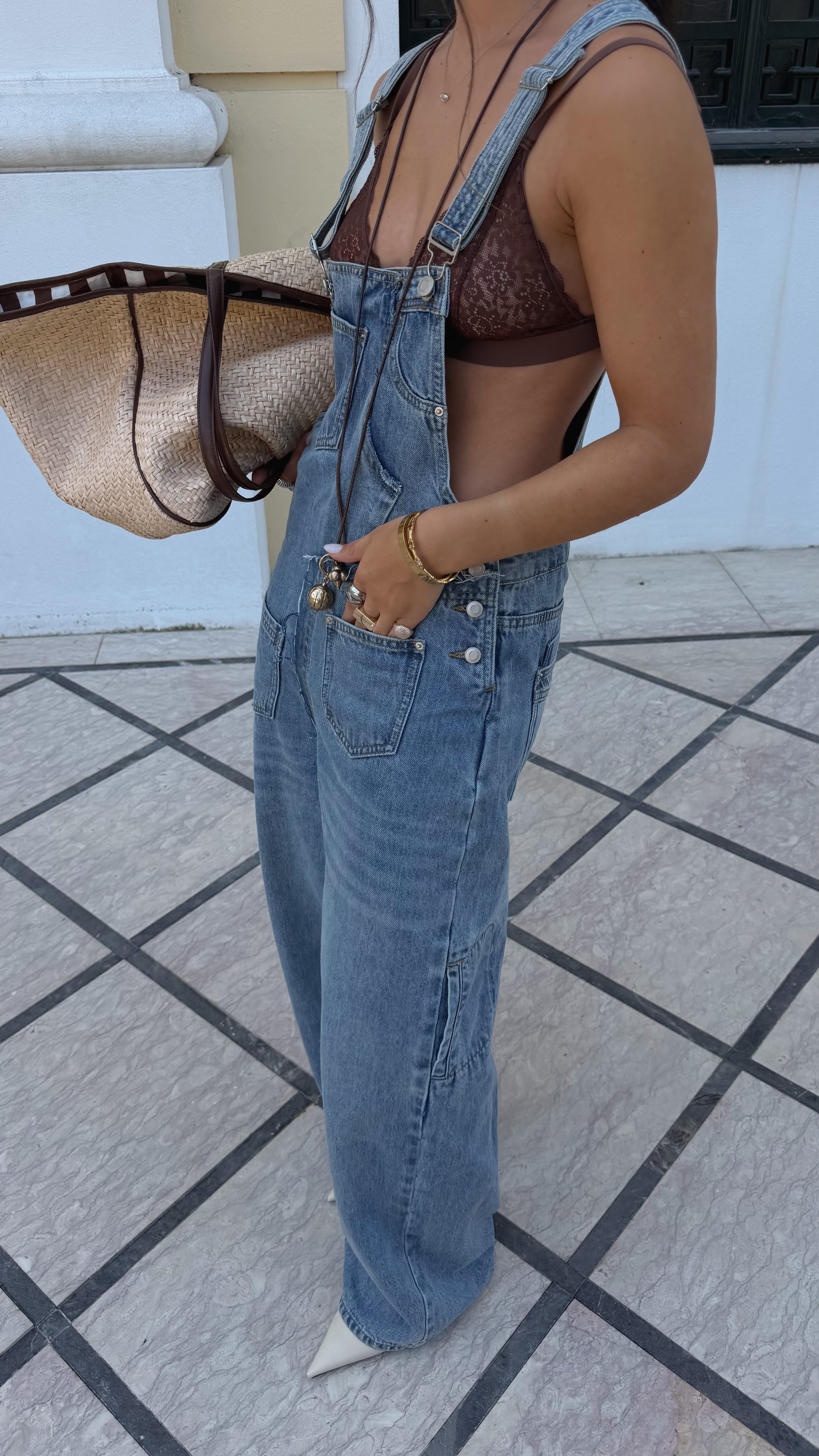 Denim Overalls