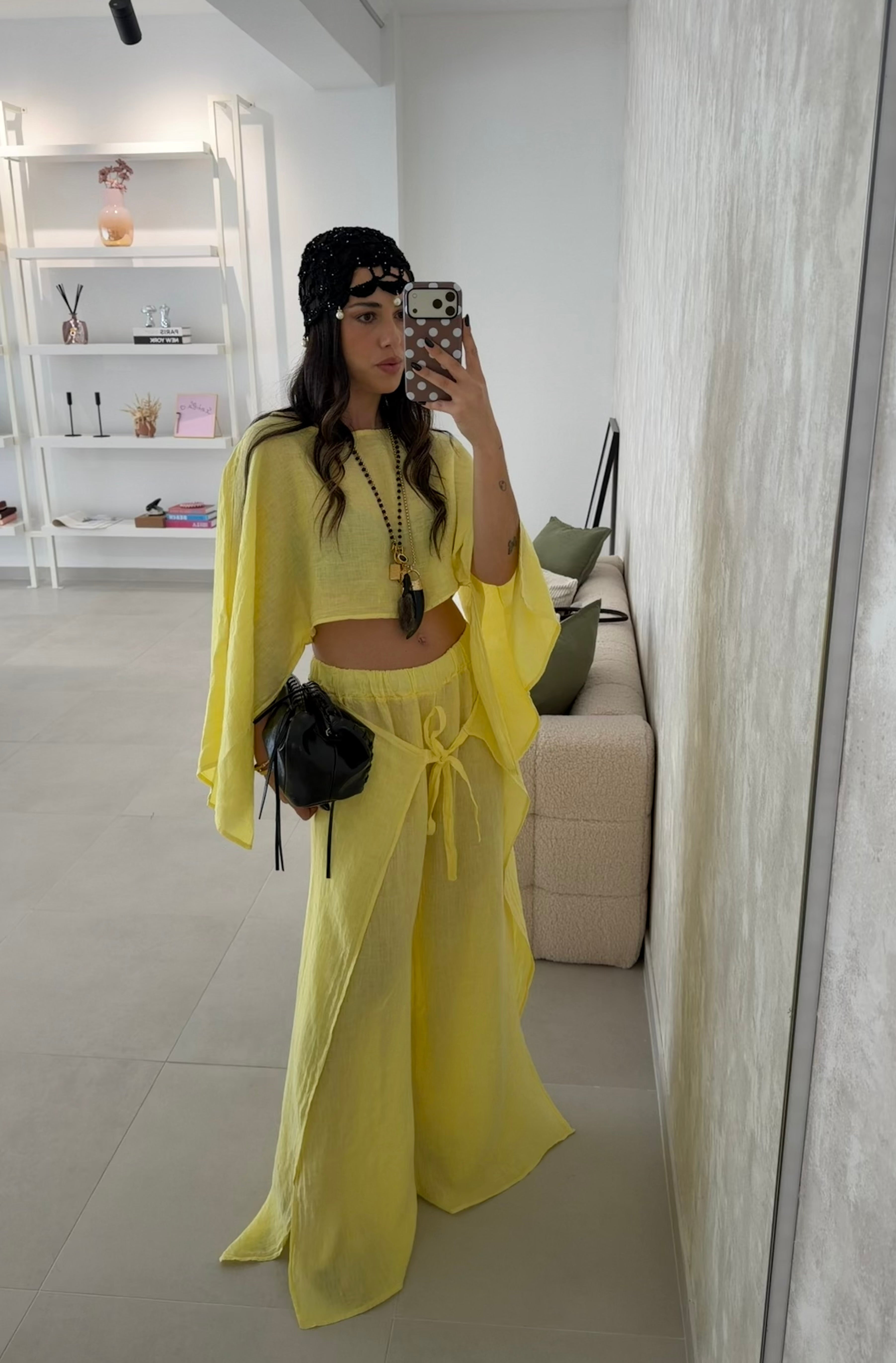 Linen Set Yellow