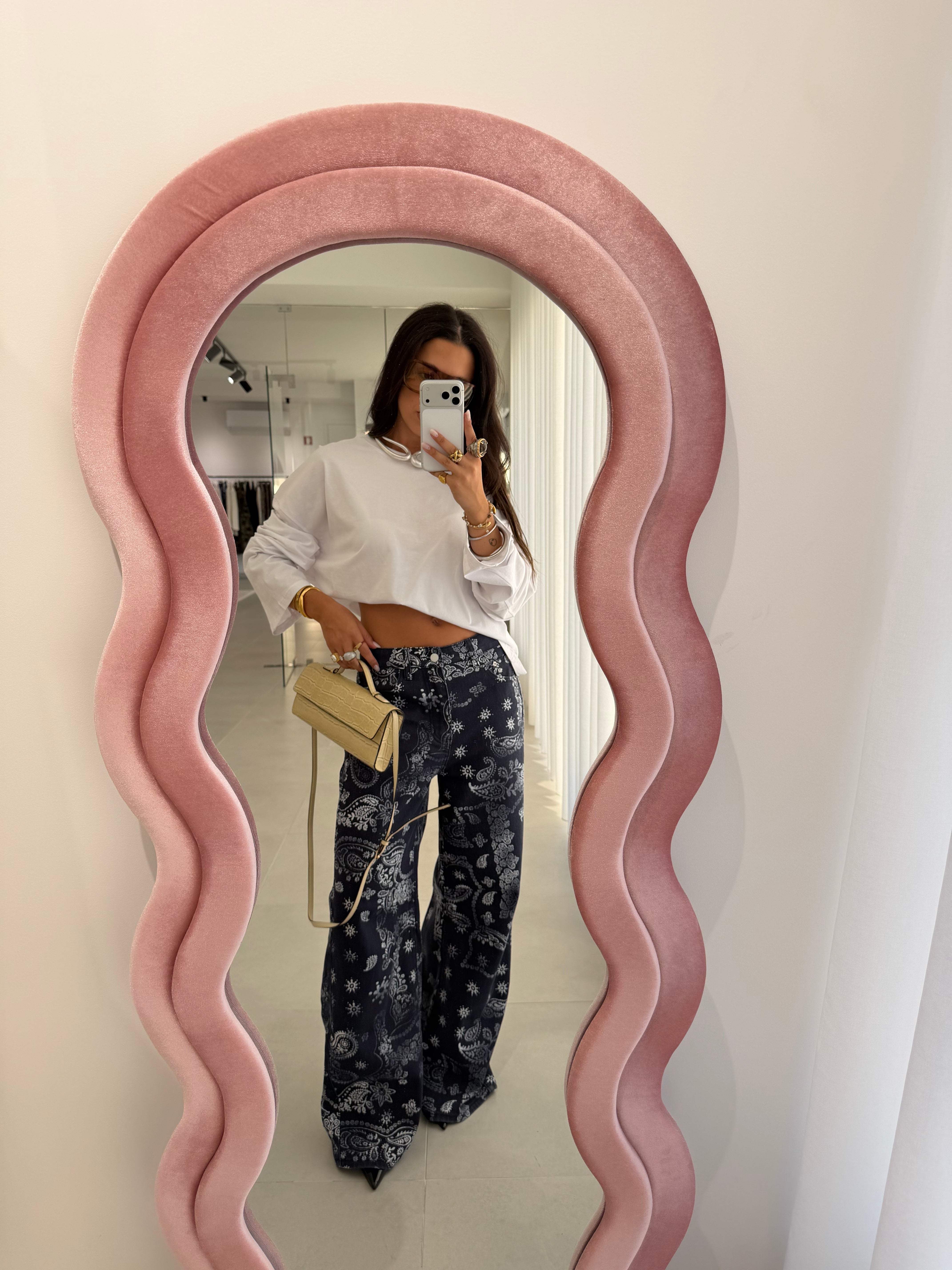 Blue Bandana Jeans