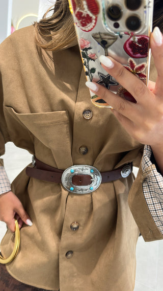 Boho Belt Turquoise Details