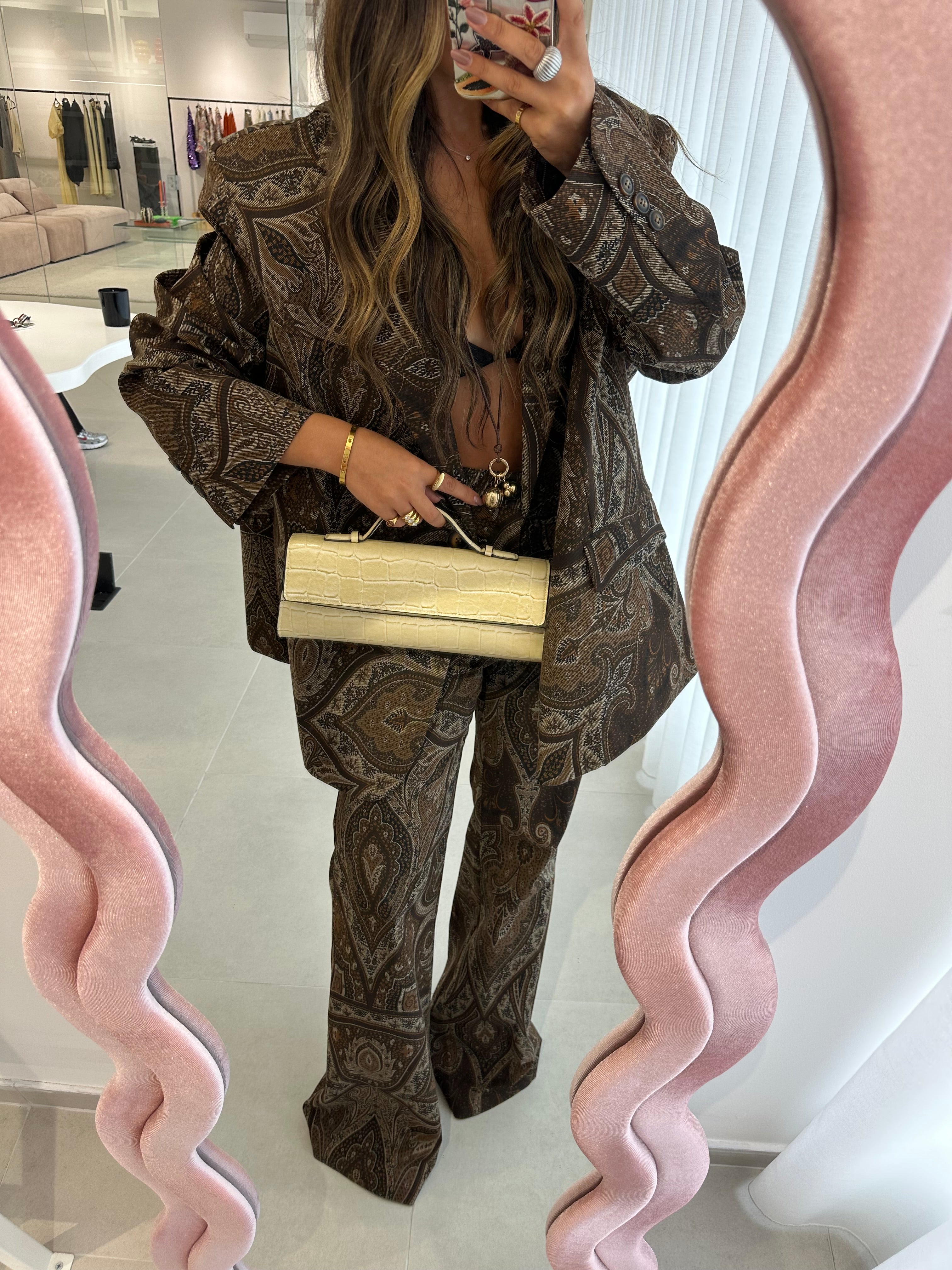 Bandana Oversize Blazer