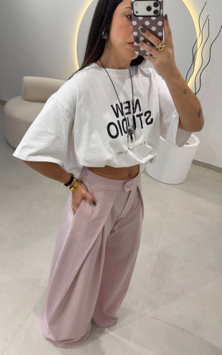 New Studio White T-Shirt