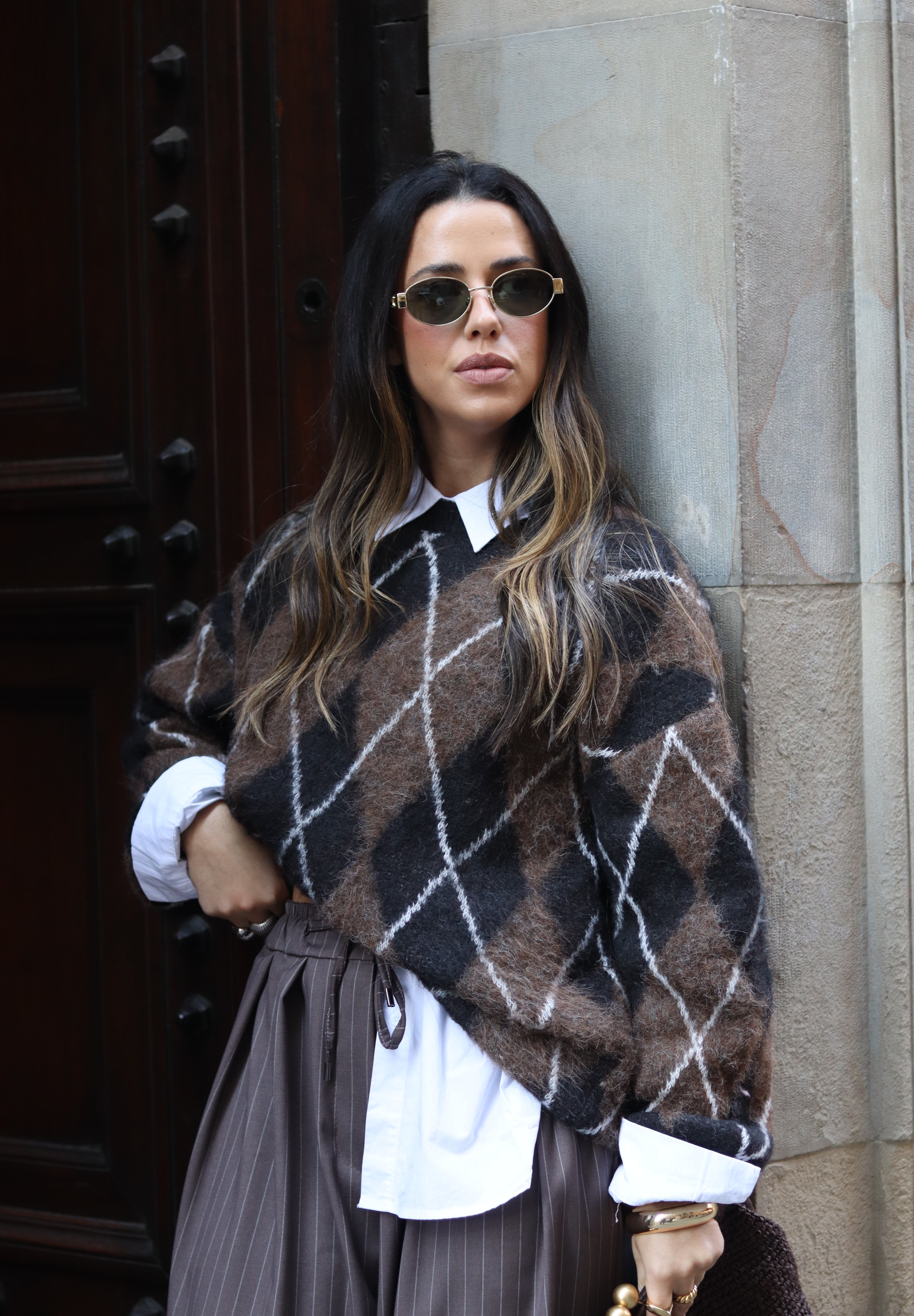 Geometric Knit Sweater