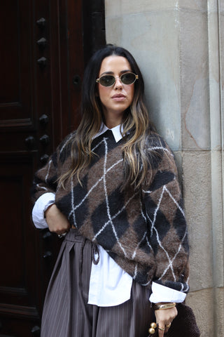 Geometric Knit Sweater