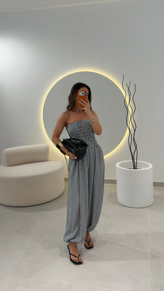 Vichy Black Jumpsuit