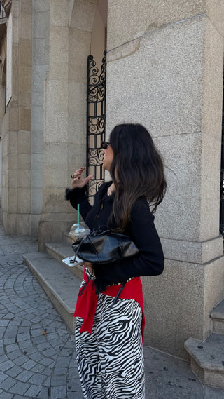Black Feathers Cardigan