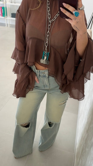 Jeans Largas Rasgos