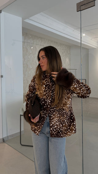 Bambi Faux Fur Cuff Jacket