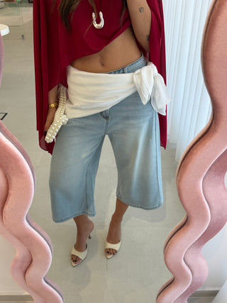 Classic Denim Bermuda