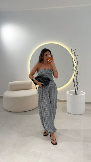 Vichy Black Jumpsuit