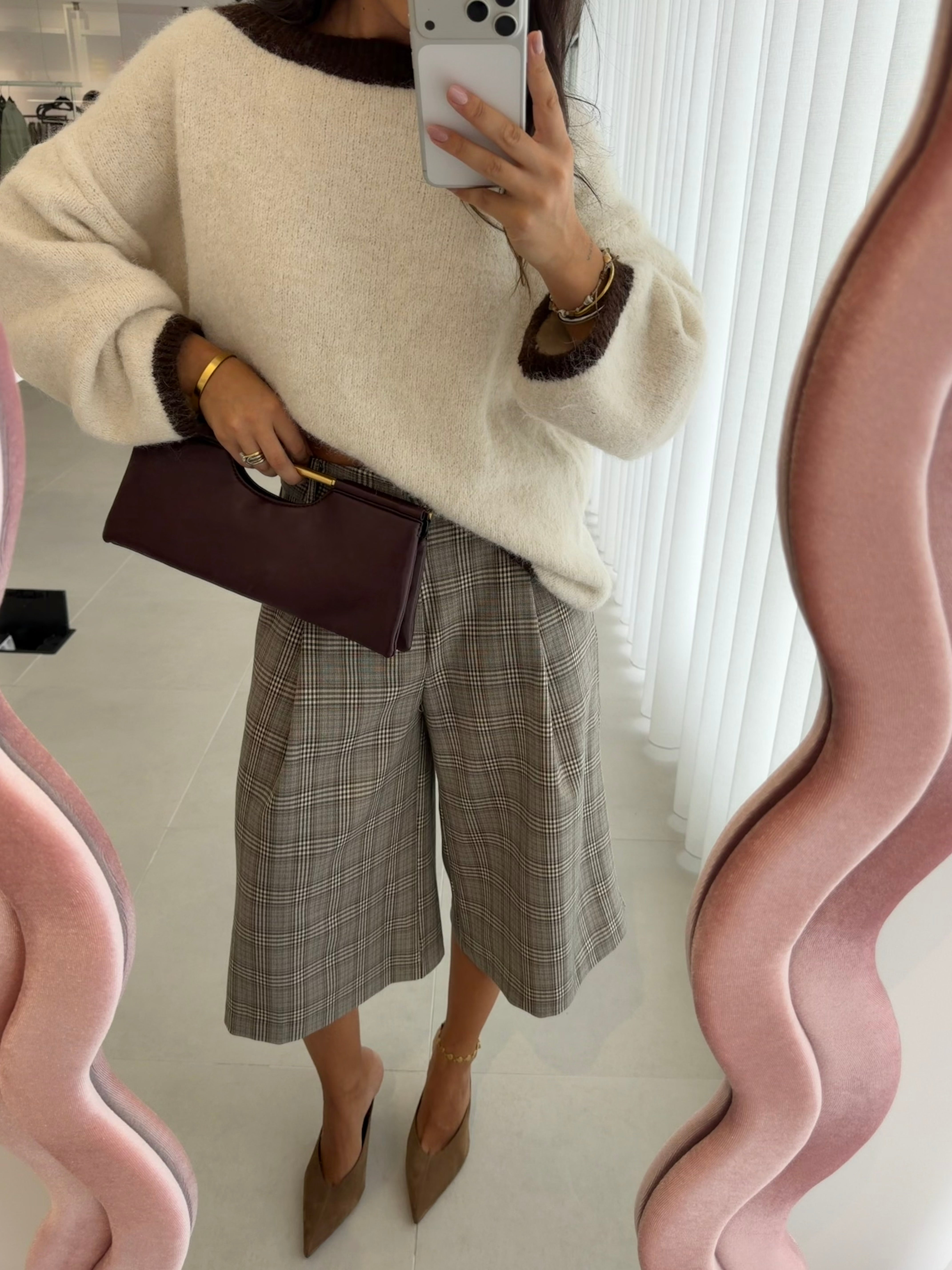 Beige Oversize Knit