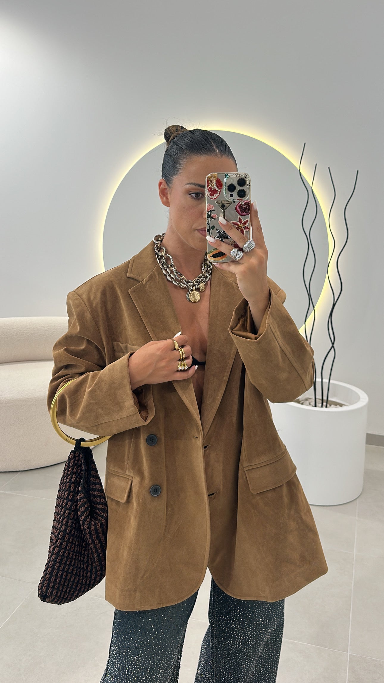Blazer Oversize Camel Lumina