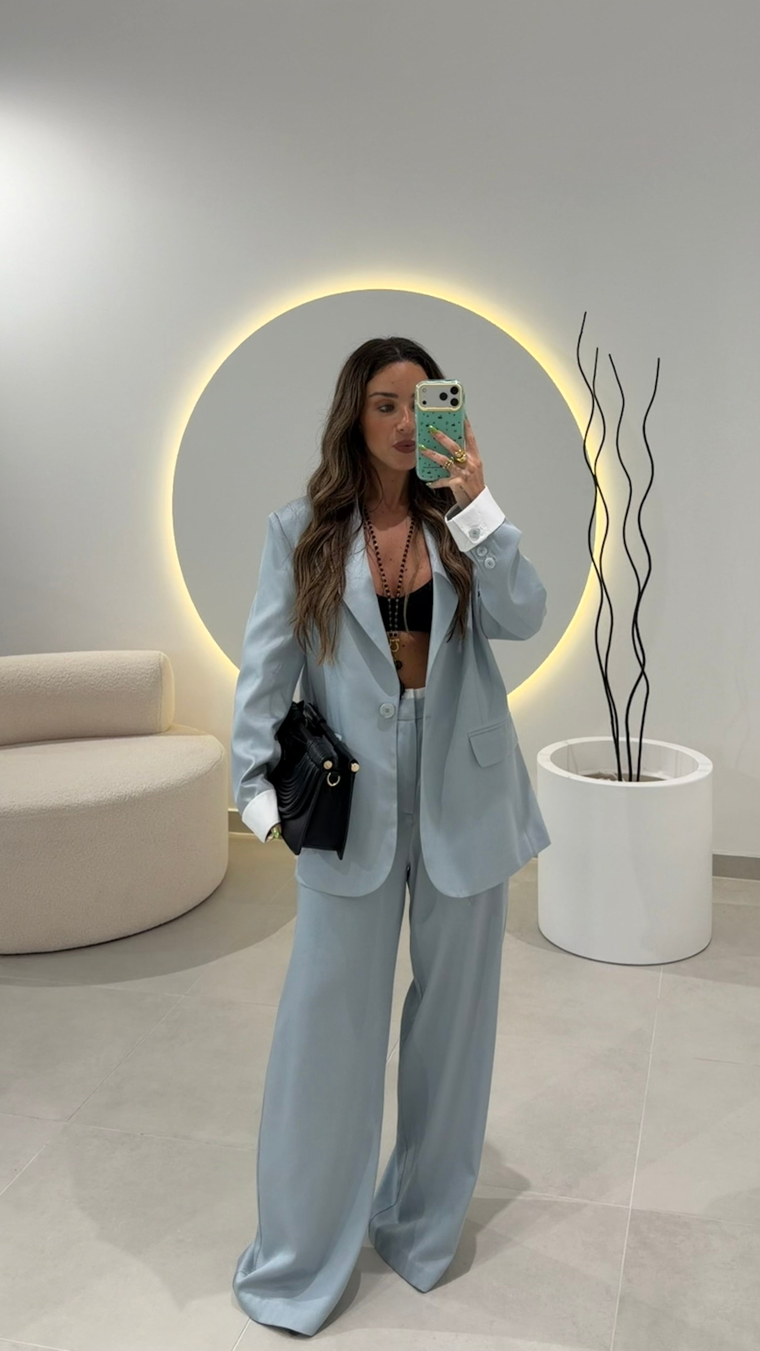 Baby Blue Blazer LUMINA