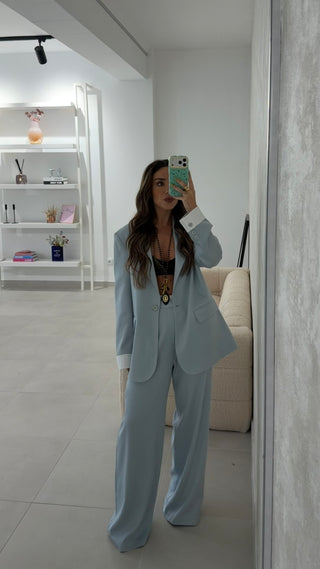 Baby Blue Blazer LUMINA