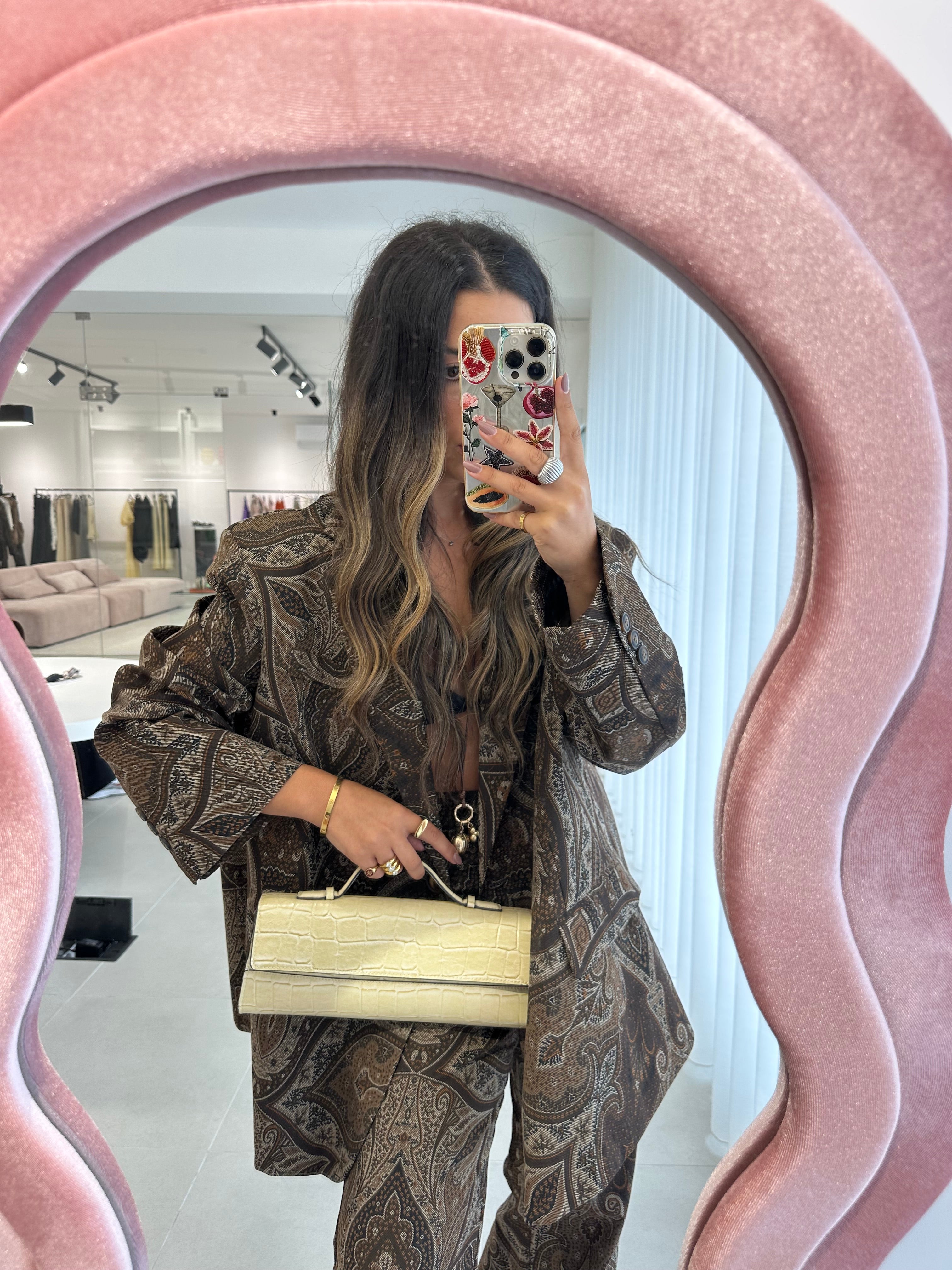 Bandana Oversize Blazer