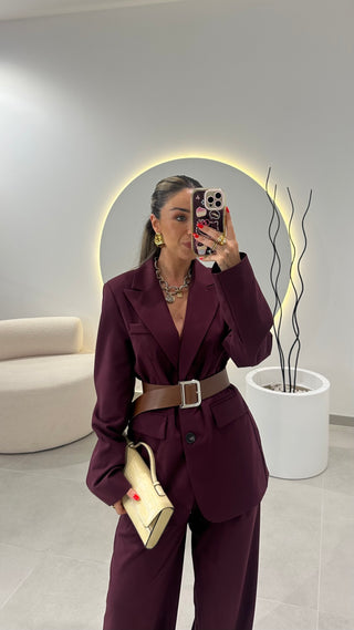Blazer Bordeaux LUMINA