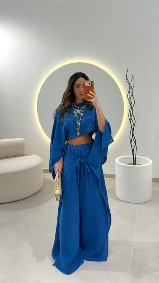 Linen Set Royal Blue