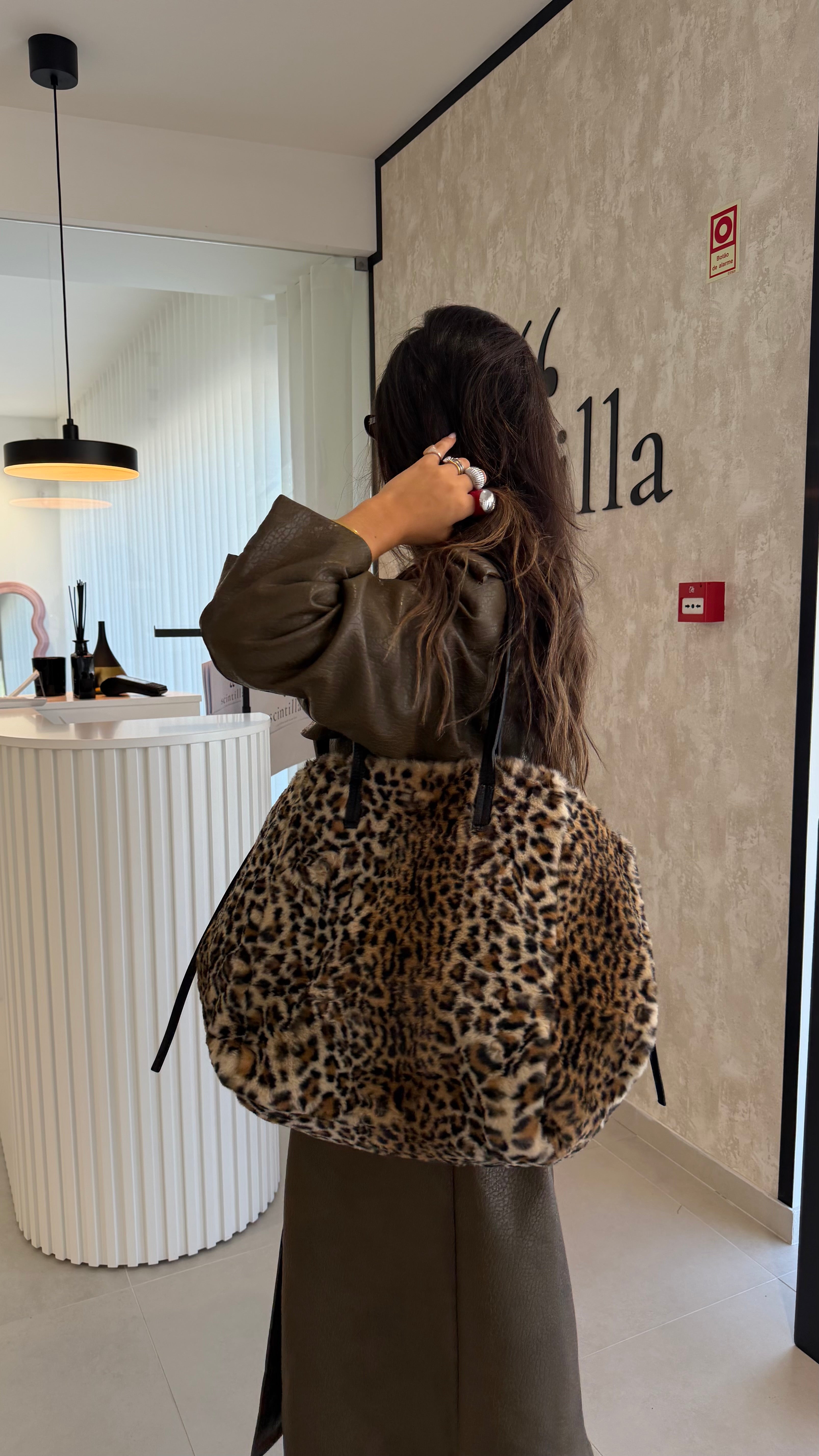 Leopard Fur Bag