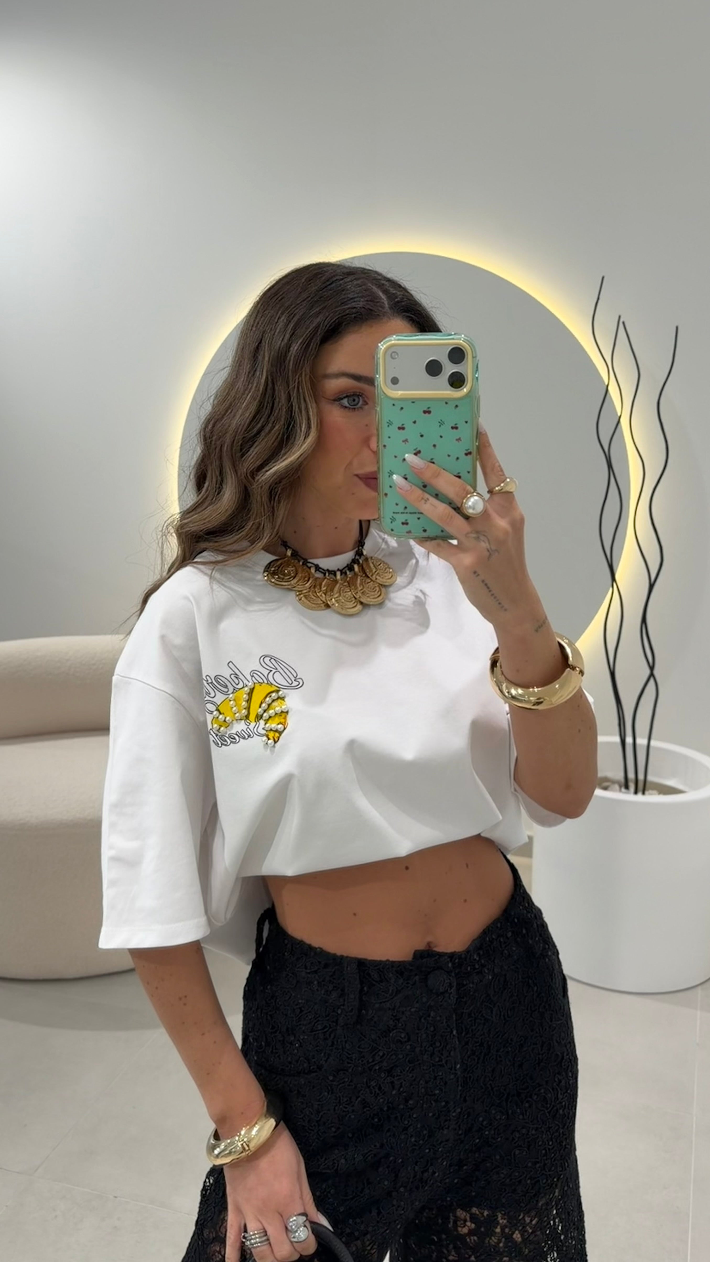 Croissant Pearl T-Shirt