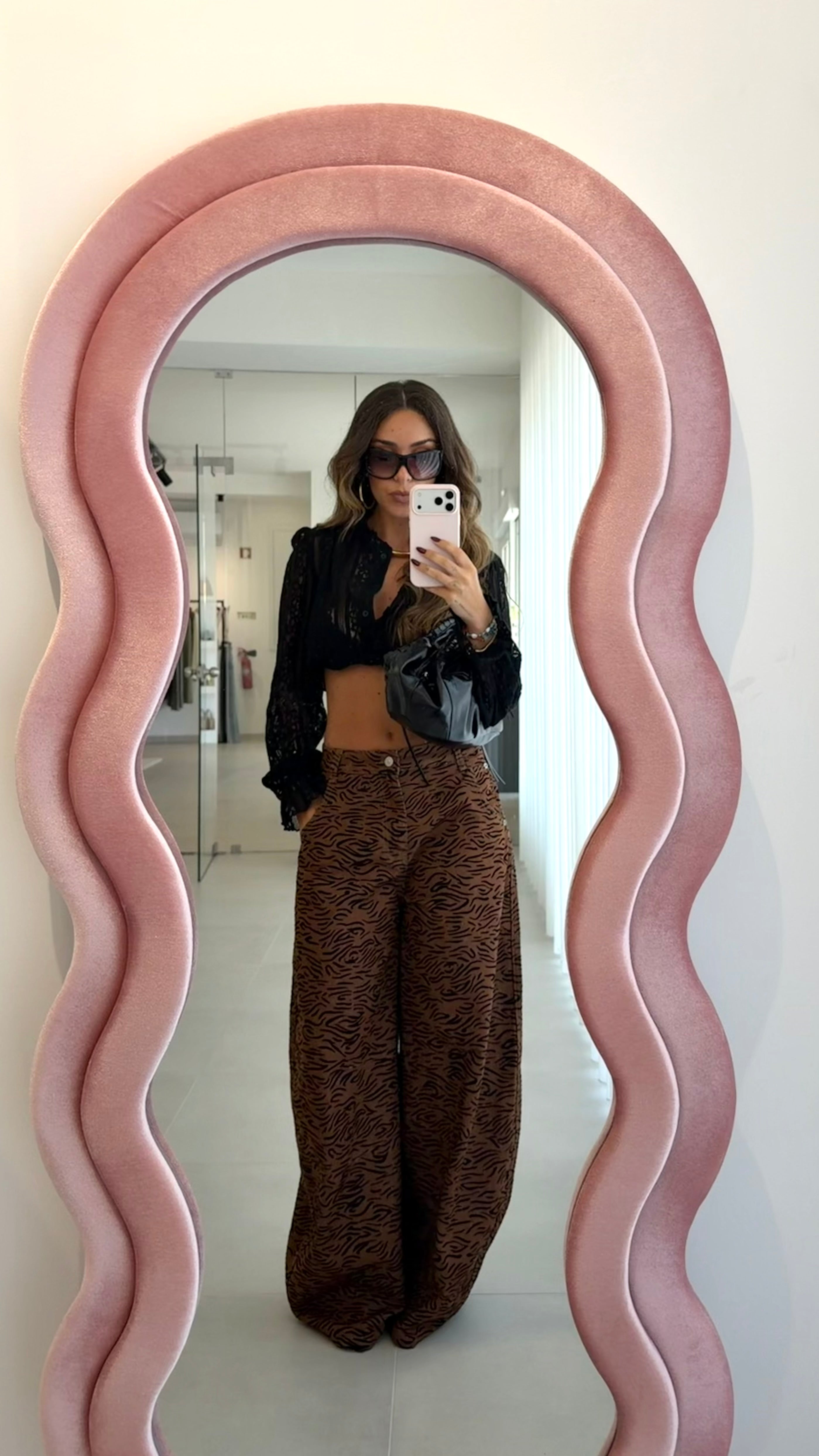 Brown Zebra Jeans