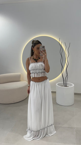 Conjunto Branco Contrastes