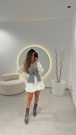 Saia Folhos Boho