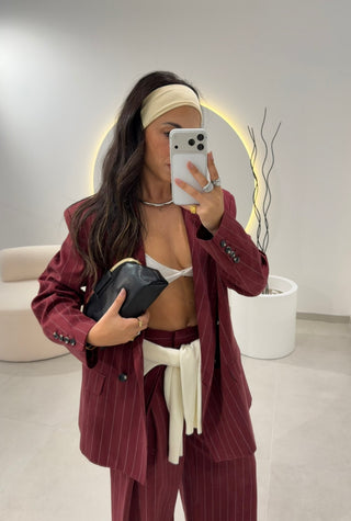 Burgundy Blazer Lumina