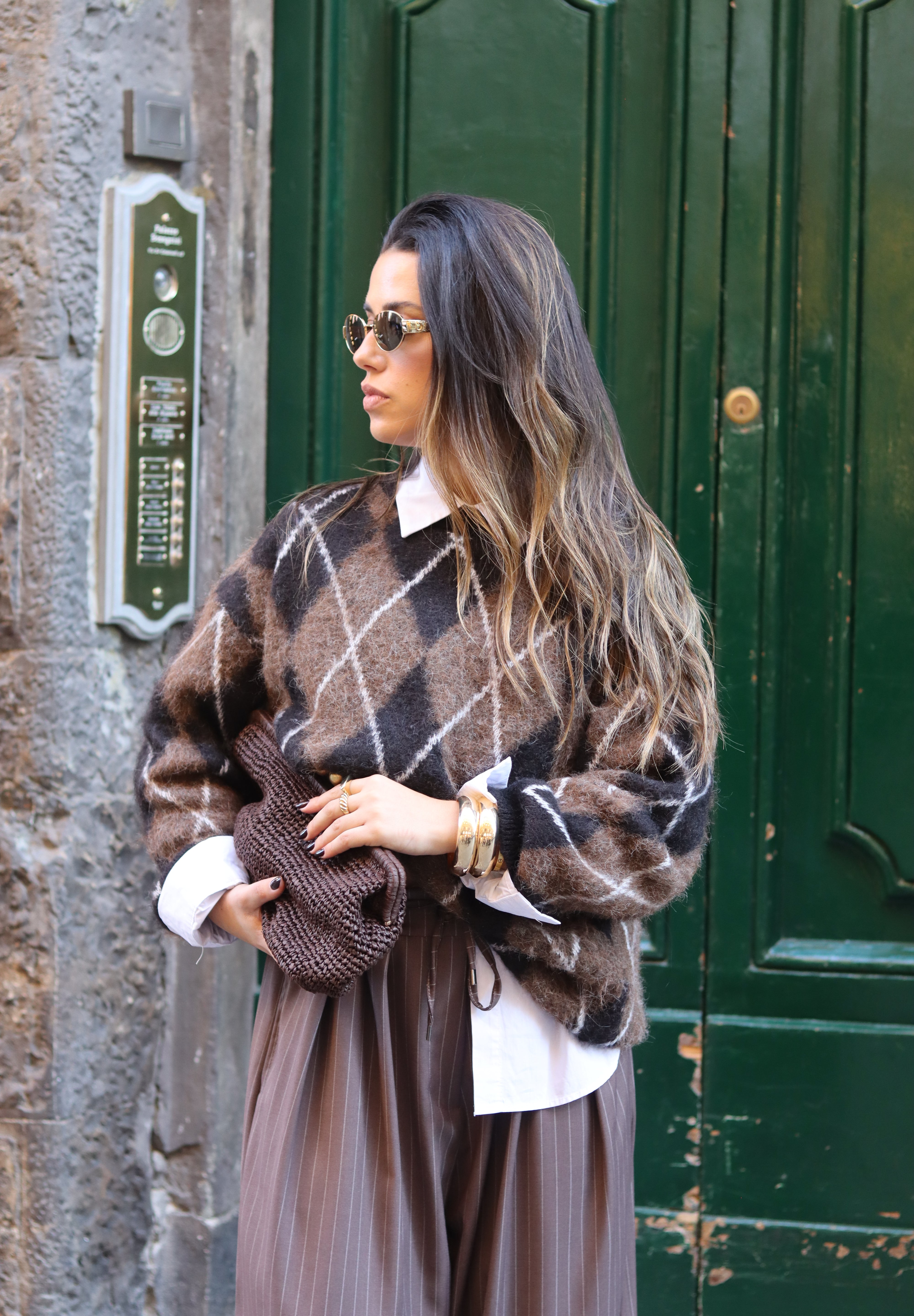 Geometric Knit Sweater