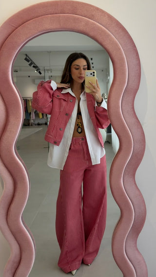 Denim Striped Jeans Lumina