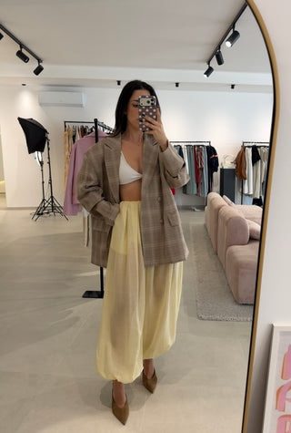 Yellow Bombacha Pants