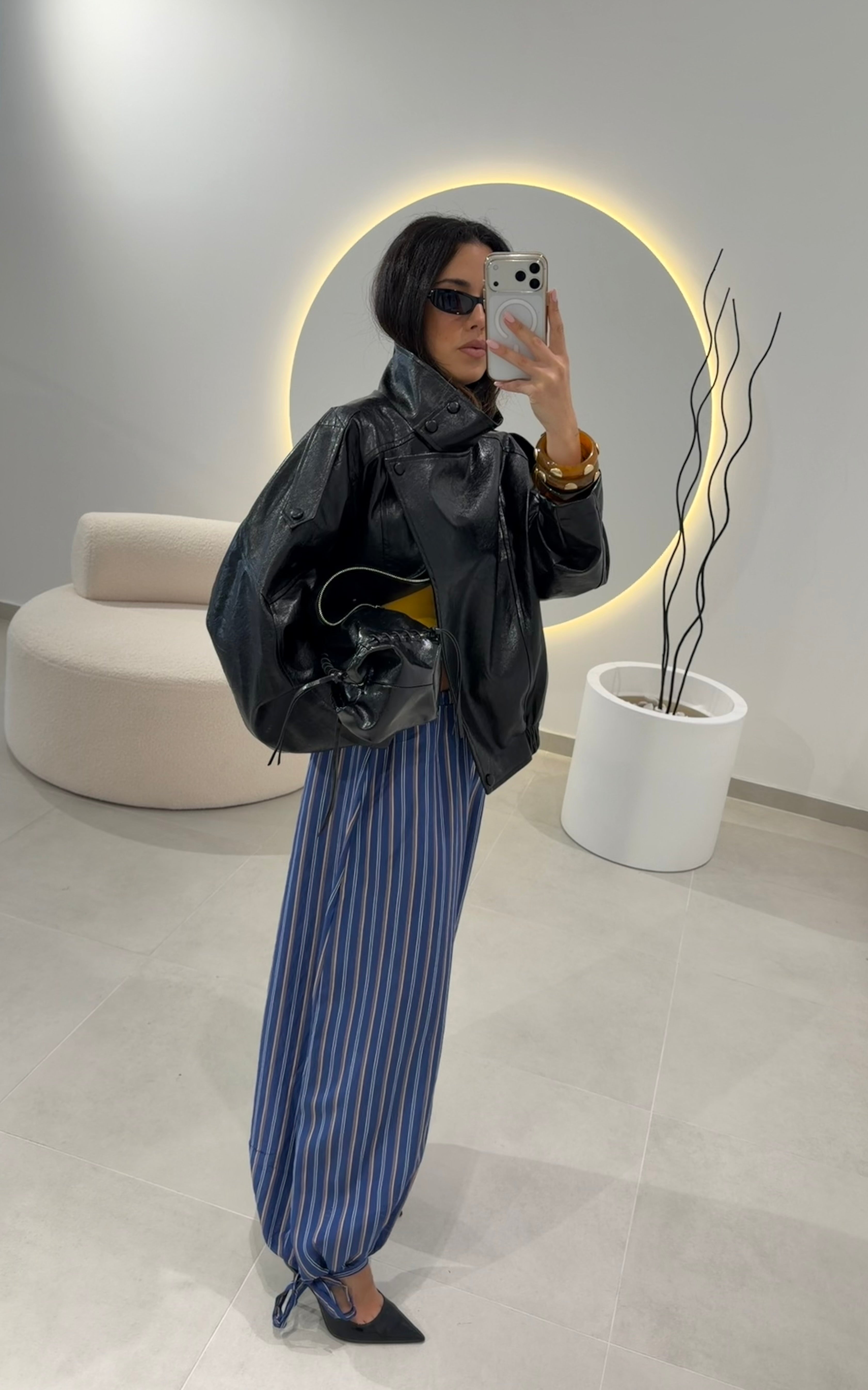 Stripes Bombacha Pants