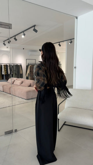 Tartan Fringe Shirt
