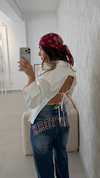 Open Back Shirt