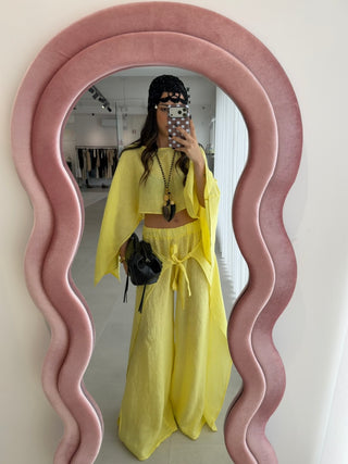 Linen Set Yellow