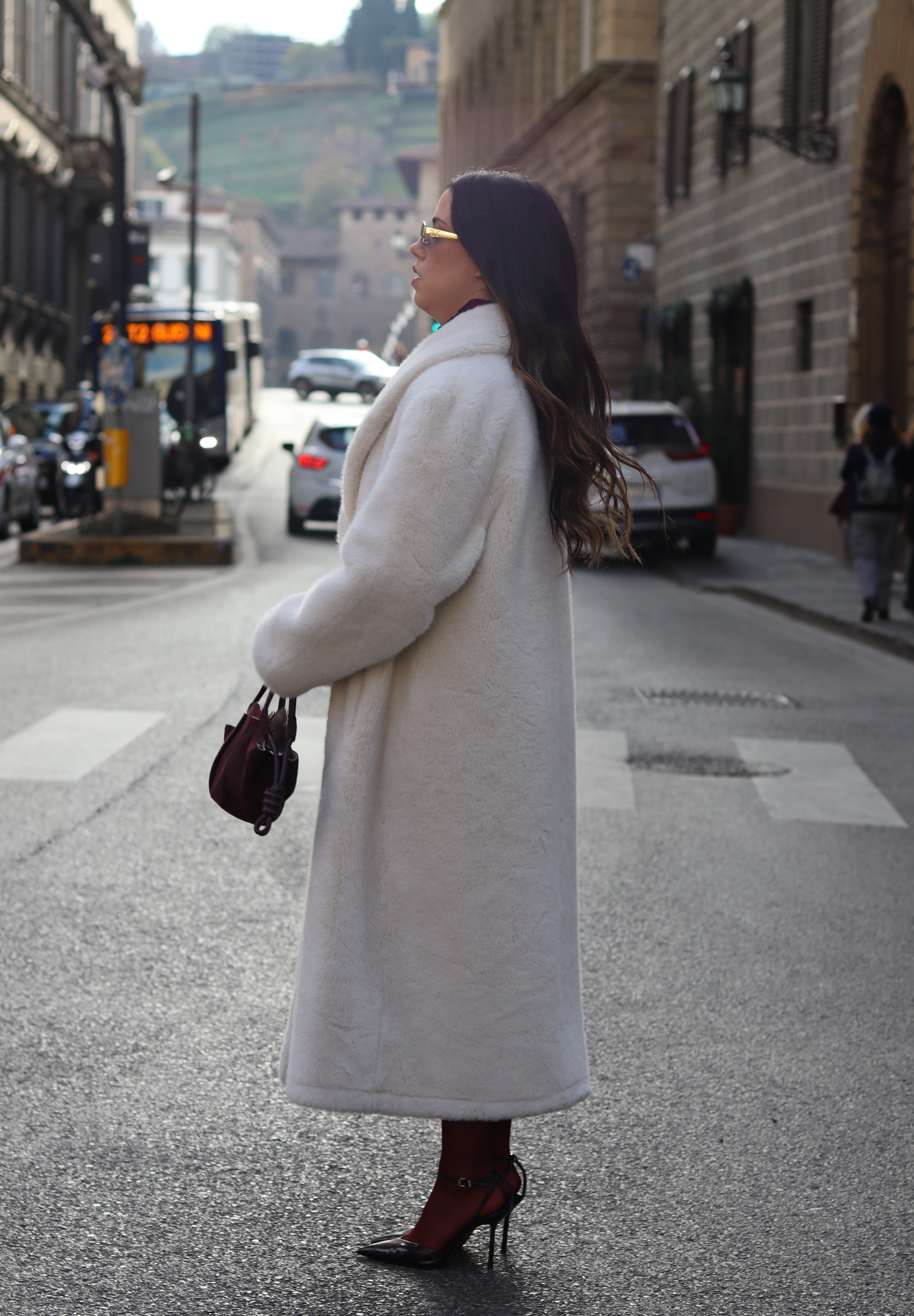 Long Faux Fur Coat