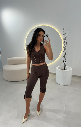 Halterneck Crop Top Lumina