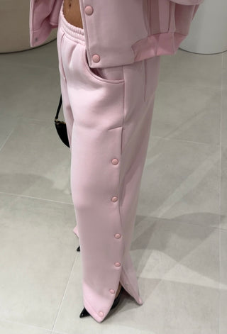 Wide Leg Pink Trousers Lumina