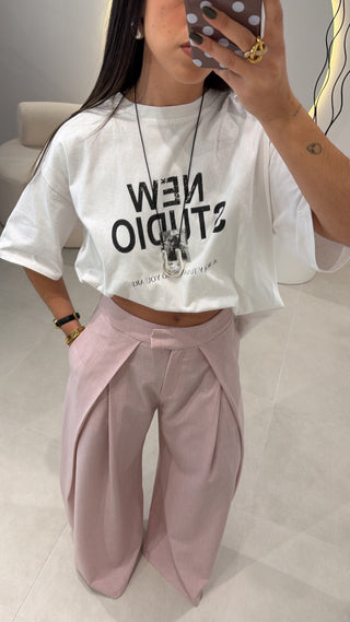 New Studio White T-Shirt