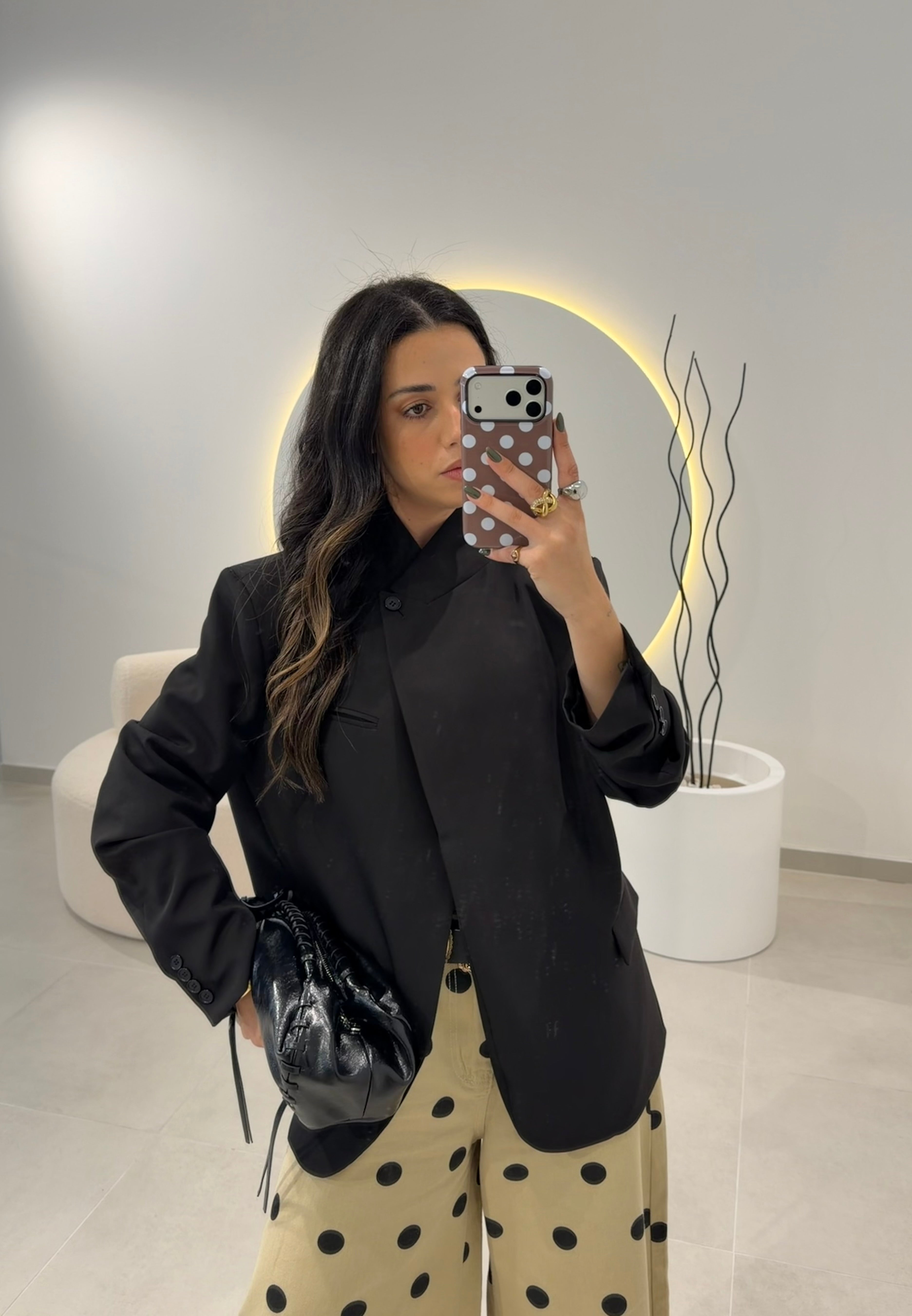 Asymmetrical Black Blazer
