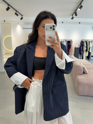 Navy Oversize Blazer