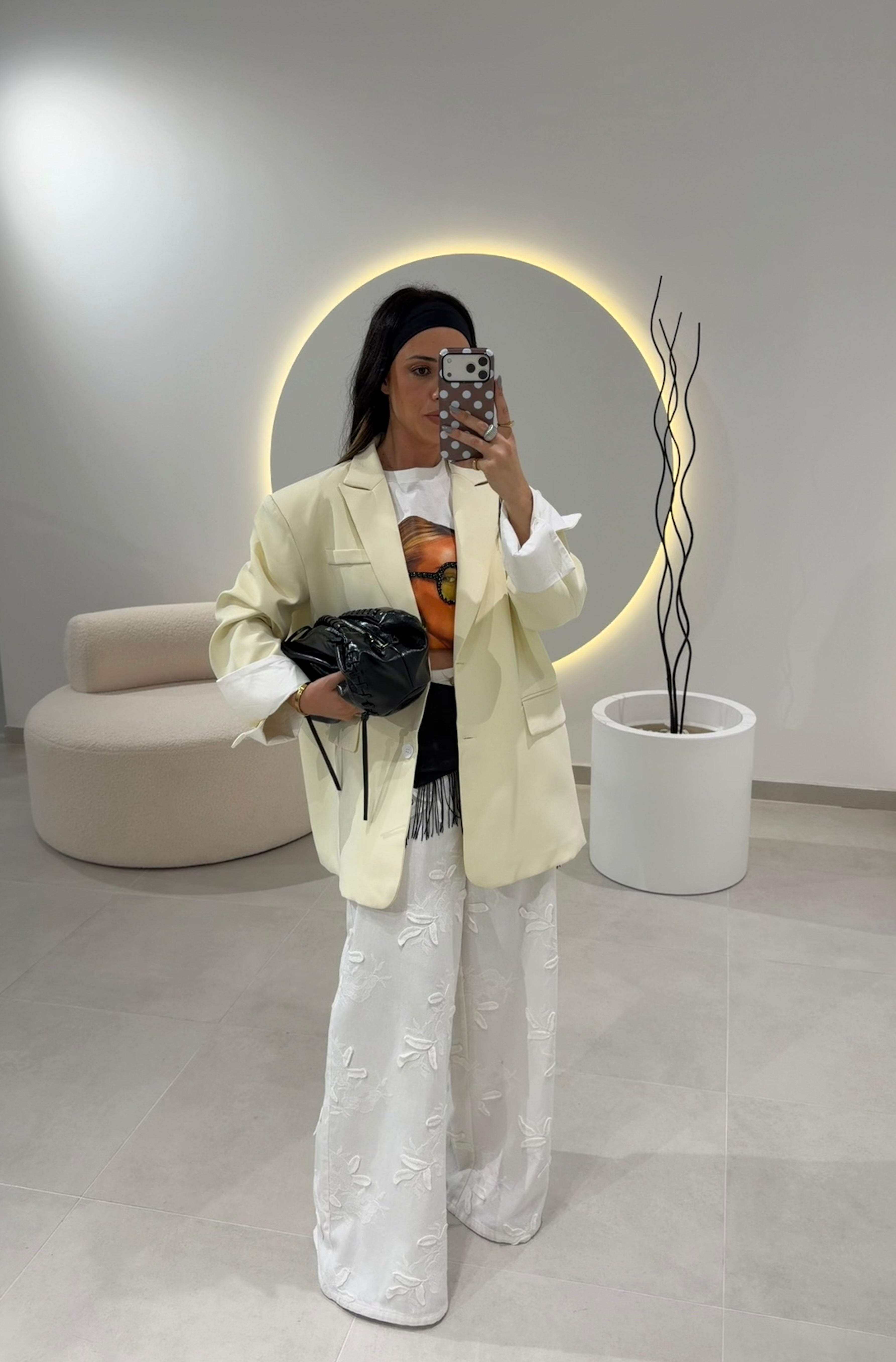 Butter Yellow Oversize Blazer