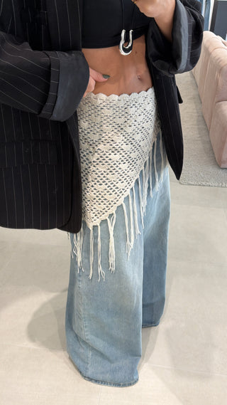 Crochet Fringed Pareo