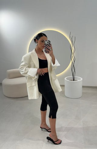 Capri Black Pants